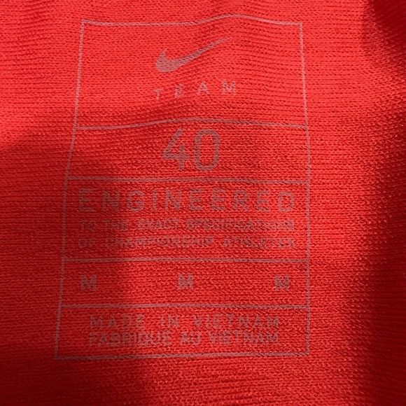 NEW Nike Softball Vapor Select 1-Button Red Womens M Practice Game Team Jersey - Picture 5 of 16